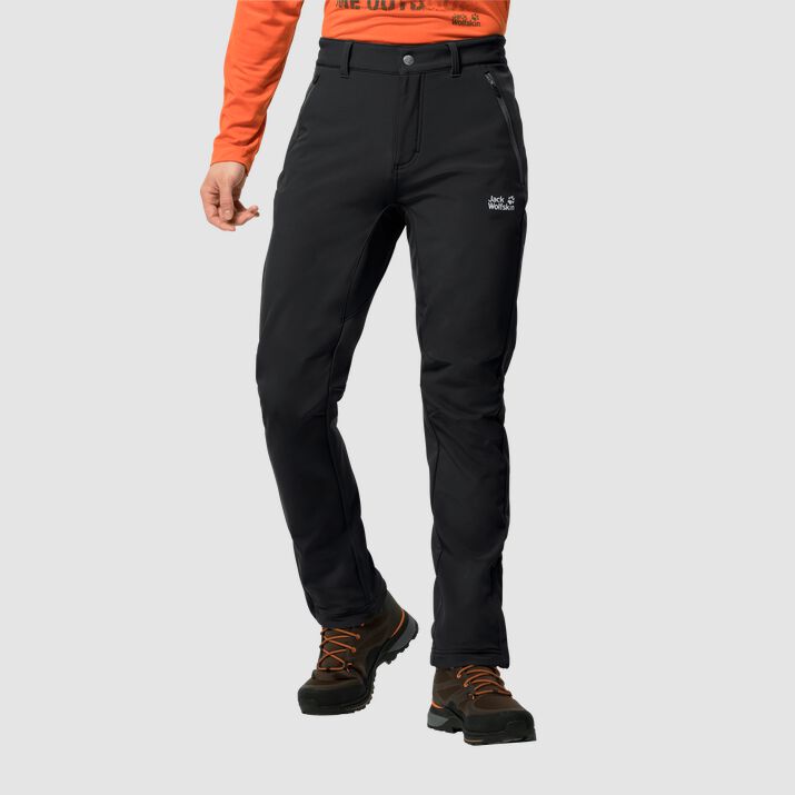 Jack Wolfskin Mens Zenon Pants Black 043179NPD